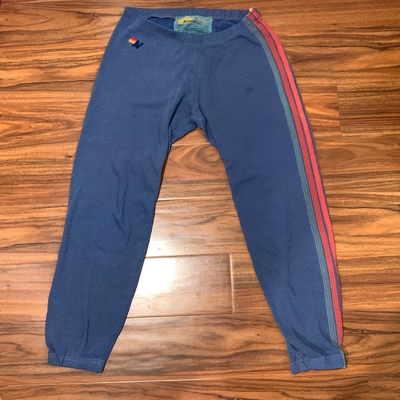 Aviator Nation 5 Stripe Sweatpants - SIZE XS - Picture 1 of 12